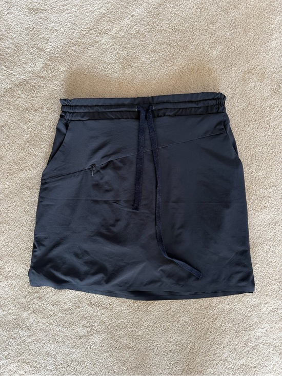 Indyeva Dresses & Skirts - INDYEVA Black Drawstring Mini Skirt